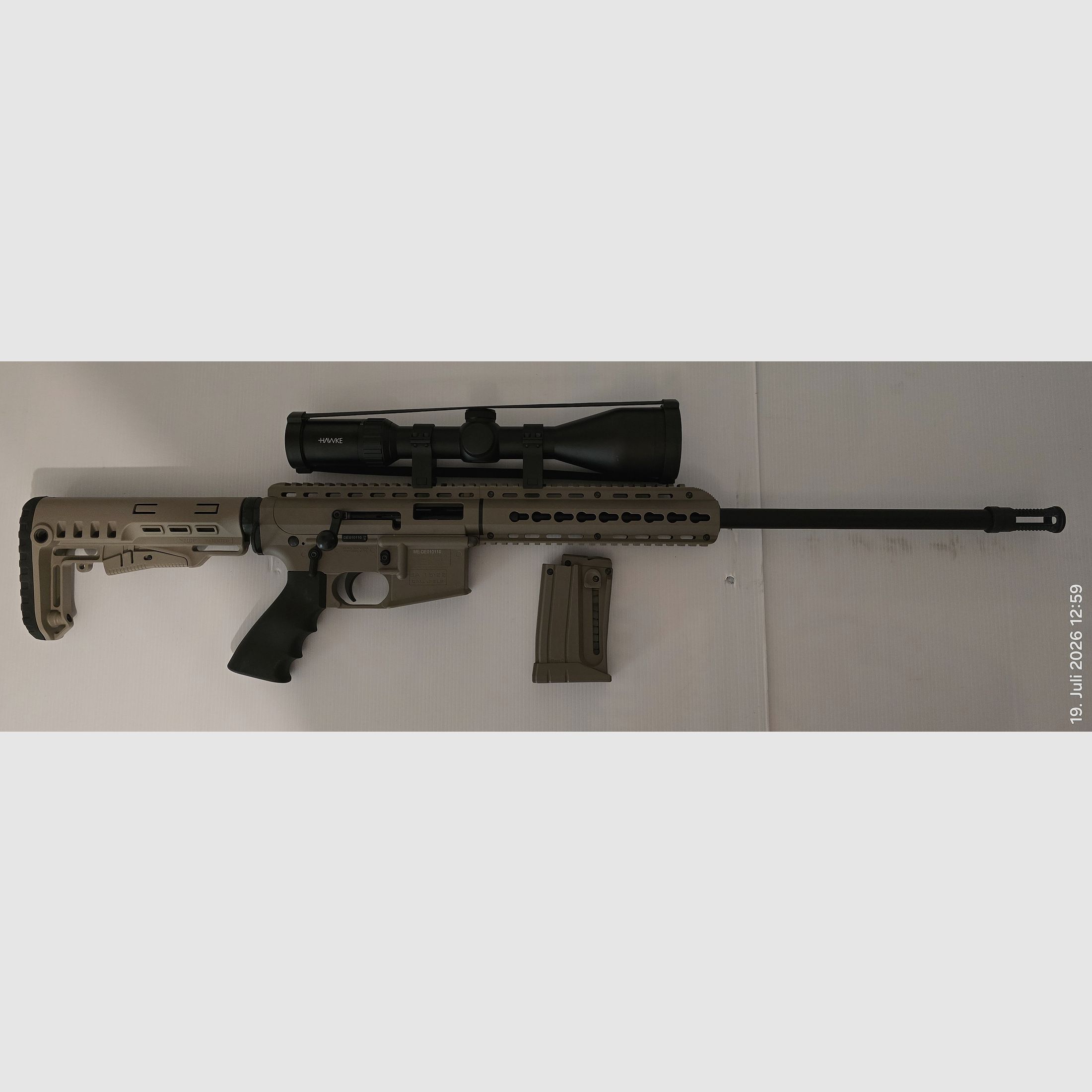 Pallas BA15-22  Gen 3        22LR  KK Repetitiegeweer  in AR15 Look