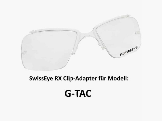 SwissEye RX Clip-Adapter für Brillengläser (G-TAC)