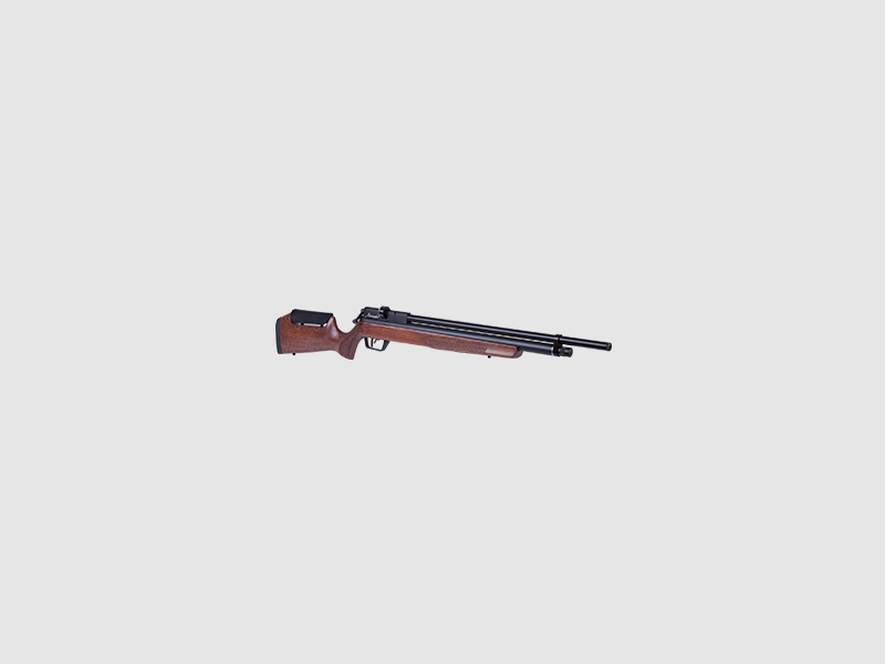 Benjamin Marauder Kal. 6,35 mm Bull-Barrel-Lauf und 10-Schuss-Magazin mit Holzschaft und verstellbarer Wangenauflage