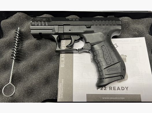 Walther P22 Ready brüniert Gaspistole