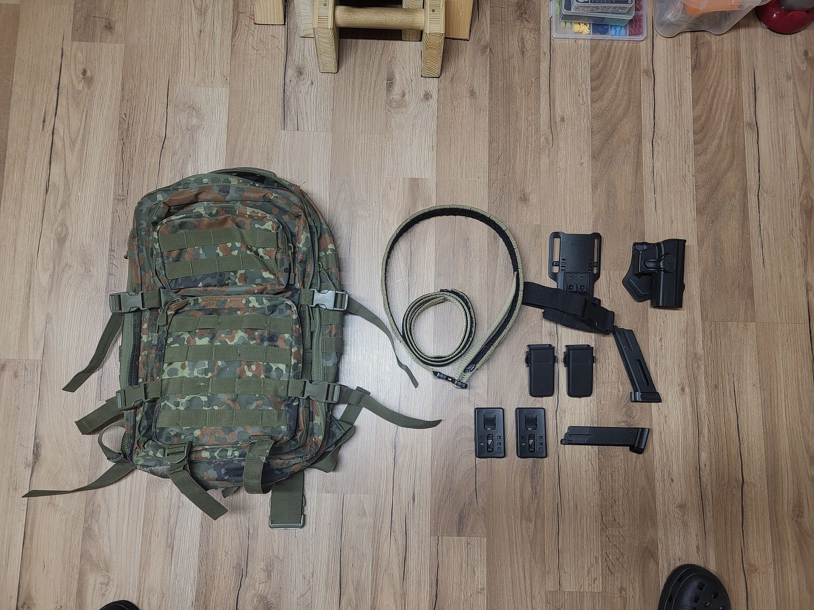 ASG CZ Shadow 2 / P09 Gas CO2 magazine, holster, ceinture sac à dos