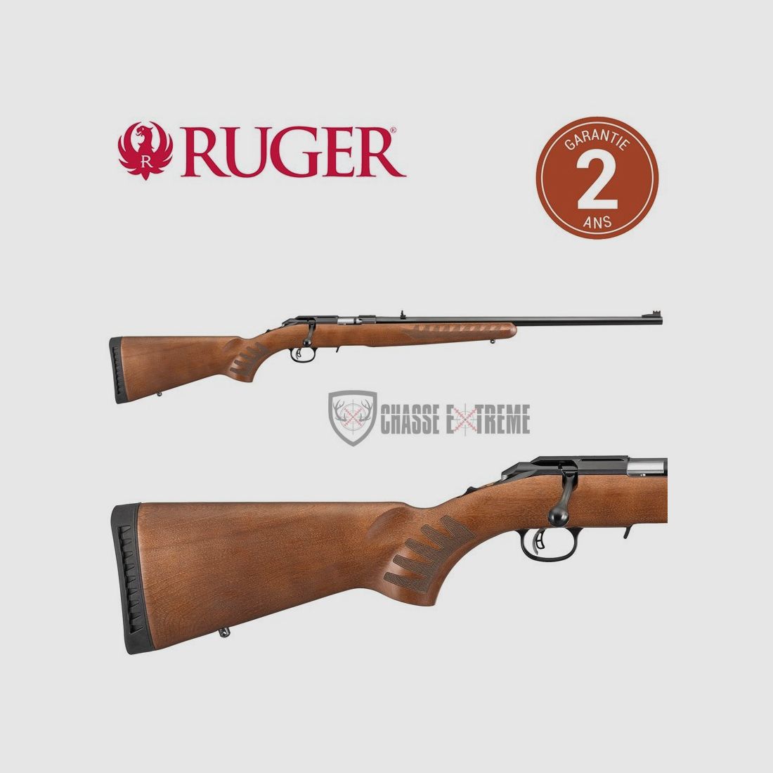 RUGER American Rimfire Madera 56cm cal 22lr