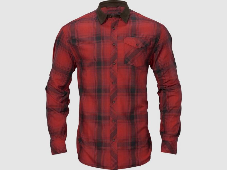 Härkila Driven Hunt chemise homme en flanelle rouge 140111935, image 1 sur 7