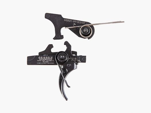 GEISSELE AUTOMATICS Disparador SSA Super Semi-Automatic de 2 tiempos, cola curva, para AR-15