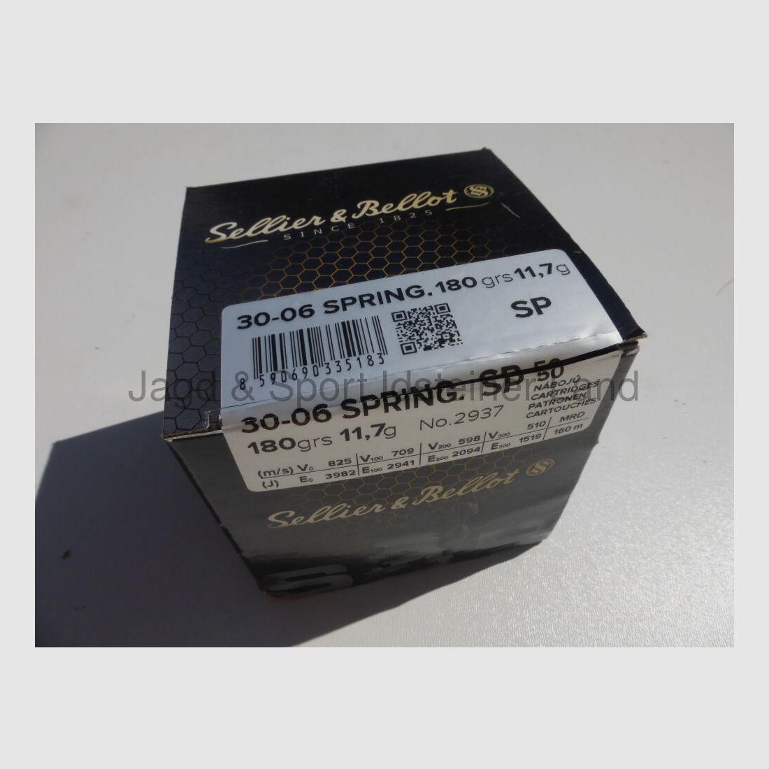 Sellier & Bellot - for hunting & shooting range - SP (partial jacket), 180grs