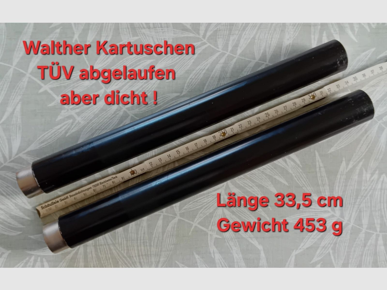 Pressluftkartuschen von Walther