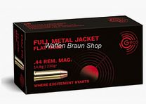 Geco .44 Magnum palla intera testa piatta 14,9g 50 pz
