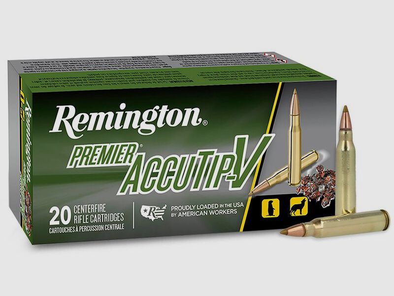 Remington Premier .223 Rem. 55GR Accutip-V 20 Patronen