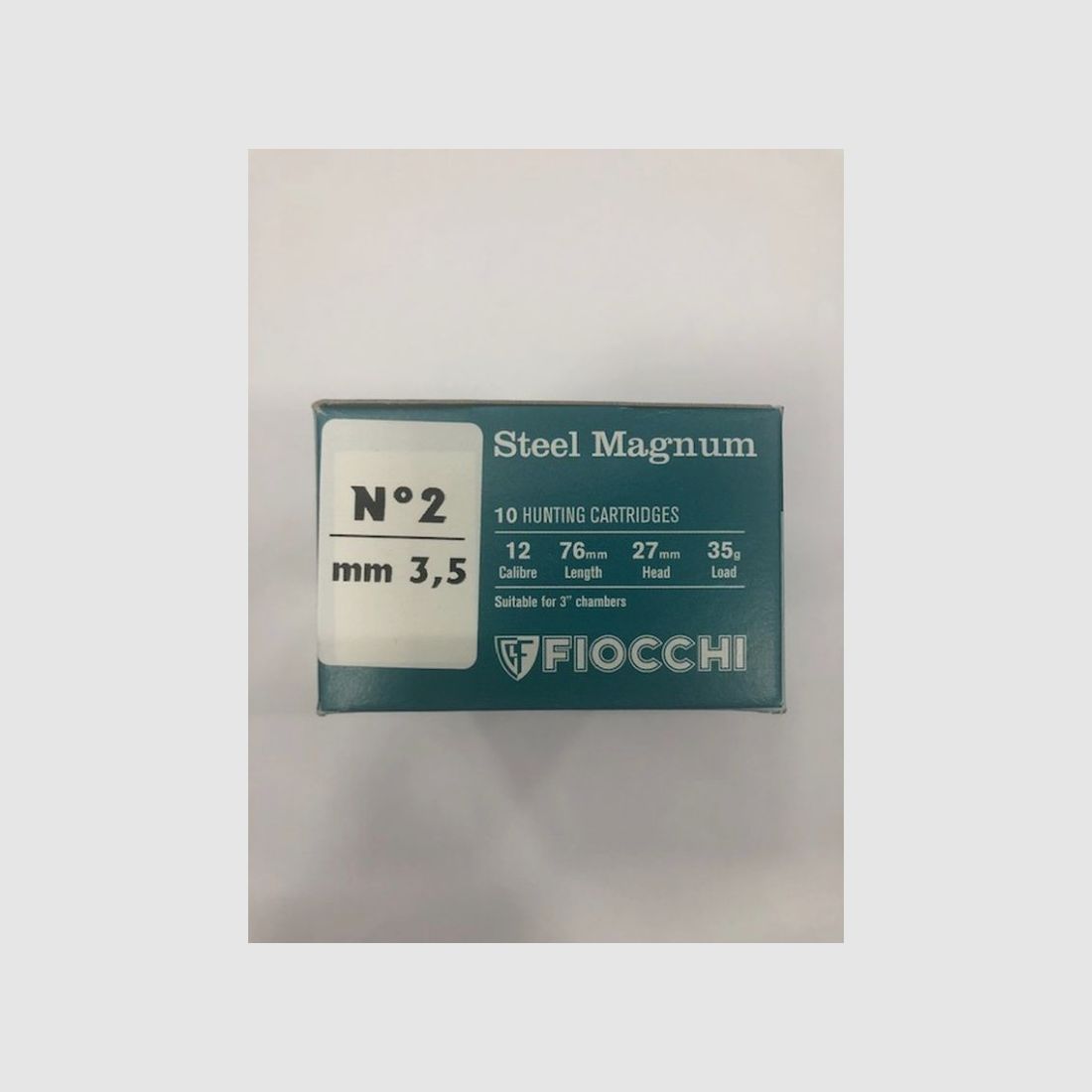 FIOCCHI CARTOUCHES ACIER C12 P 2 M, image 1 sur 2