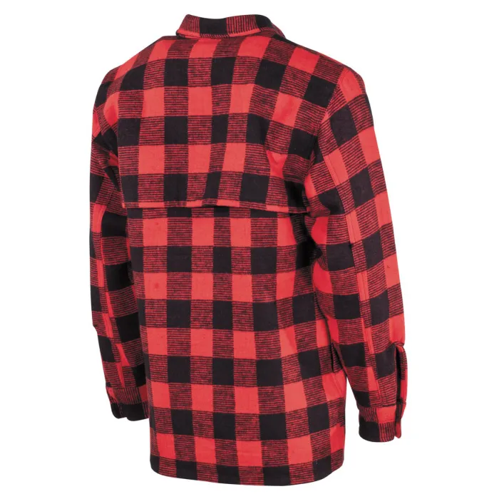 Holzfällerhemd, schwere Qualität, Rot / Schwarz kariert, Größe XXL, Bild 2 von 3