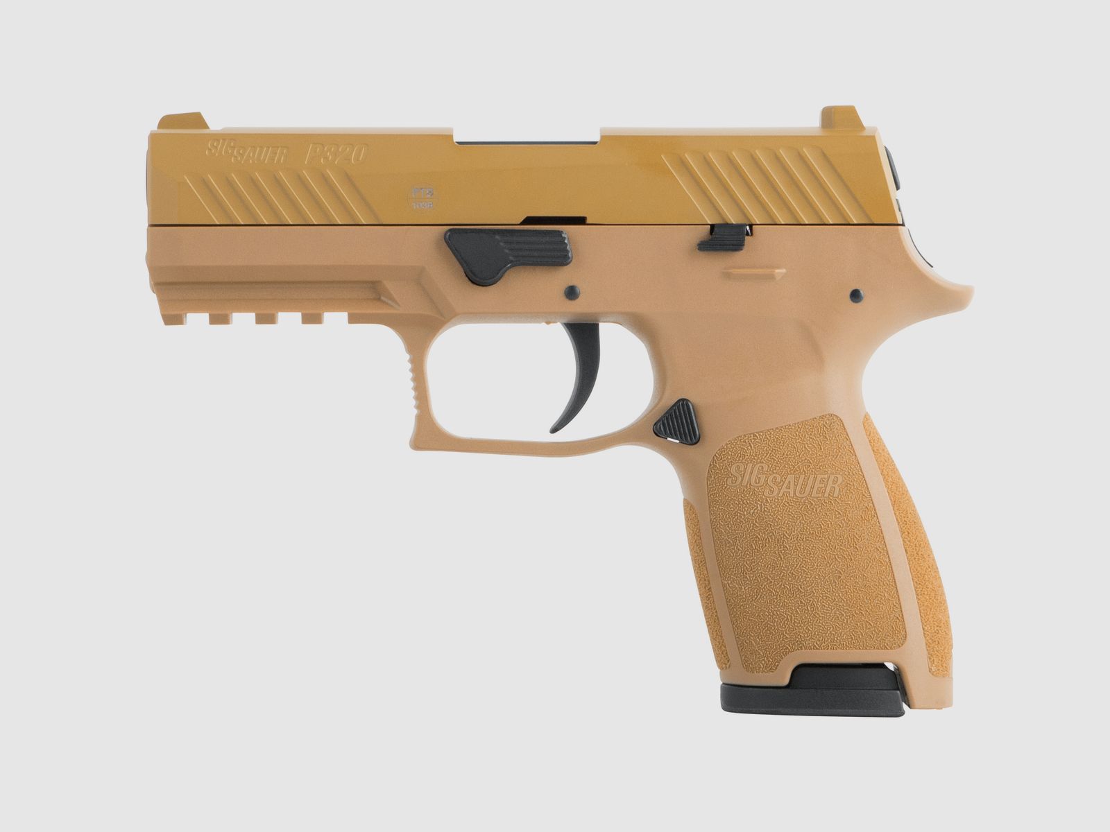 Sig Sauer P320 FDE, caliber || SRS pistol