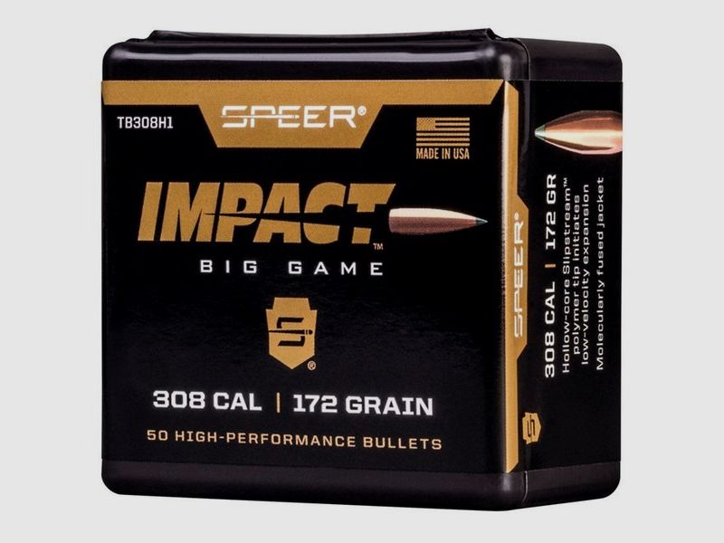 Speer bullet .30/.308 172GR Impact 50 pieces