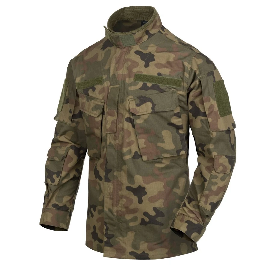 Uniforme militar polaco – chaqueta CPU Helikon, PL woodland WZ93, liquidación
