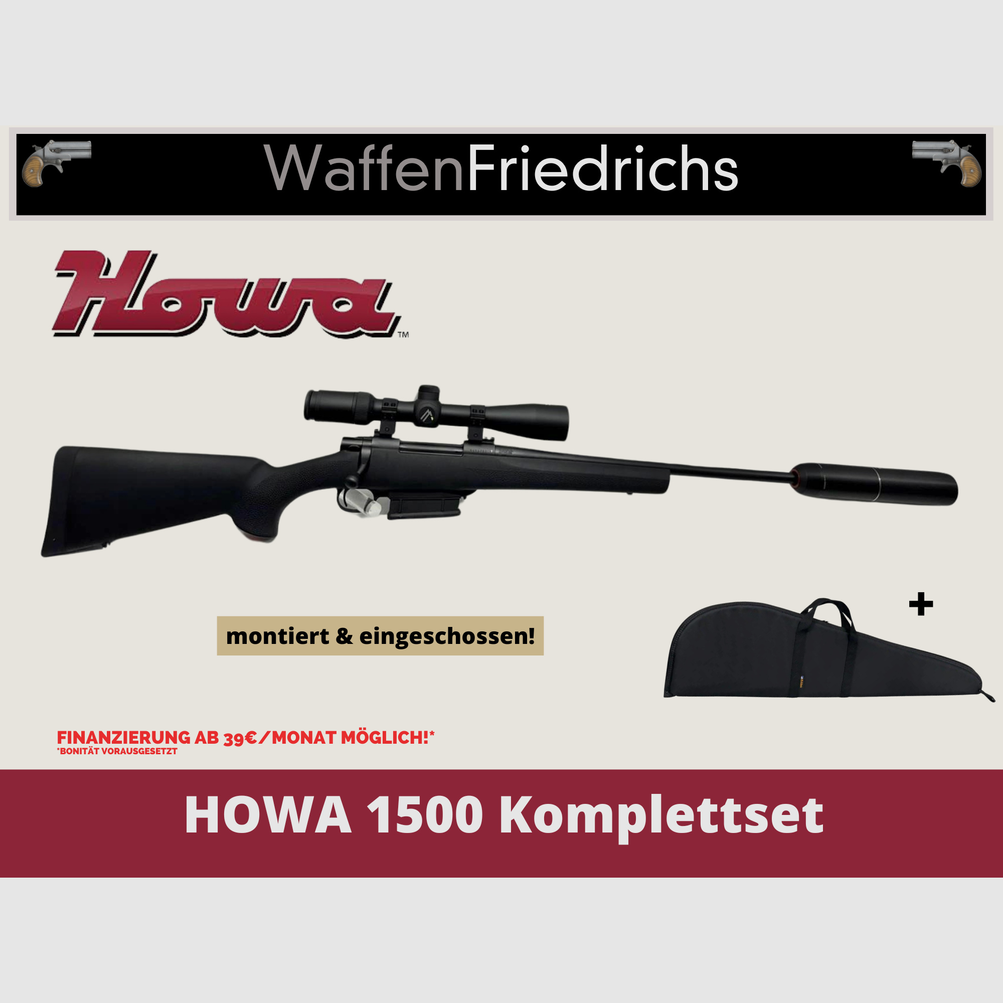 HOWA 1500 Komplettset - WaffenFriedrichs