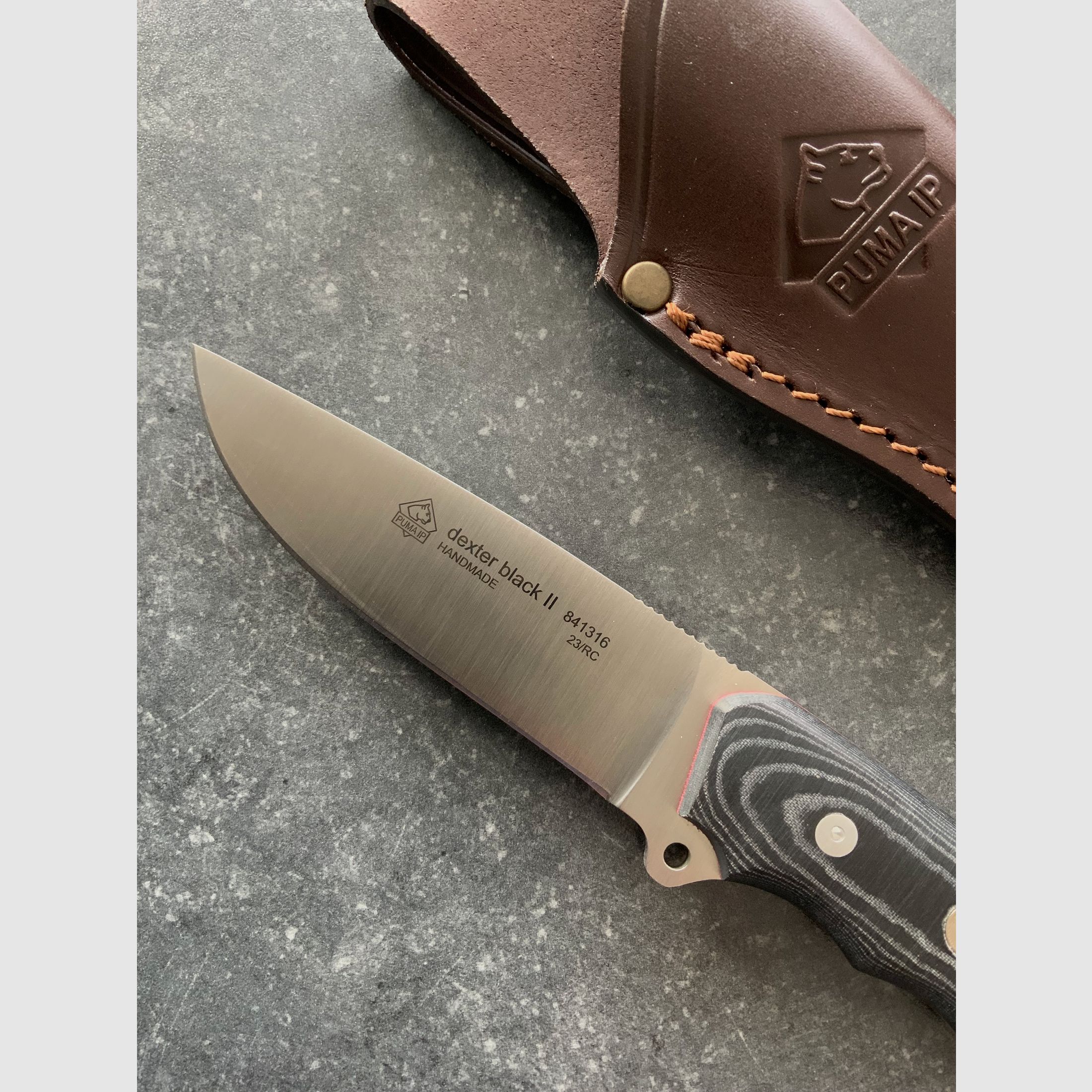 Jagd- und Outdoormesser Puma Dexter II neu inl. Lederscheide und OVP