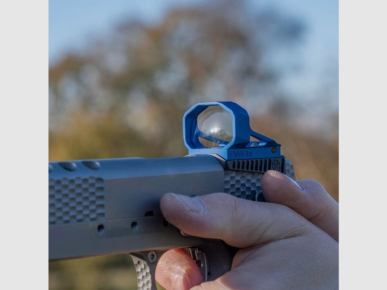 Shield Rotpunktvisier RMSx 4 MOA Dot Blue -