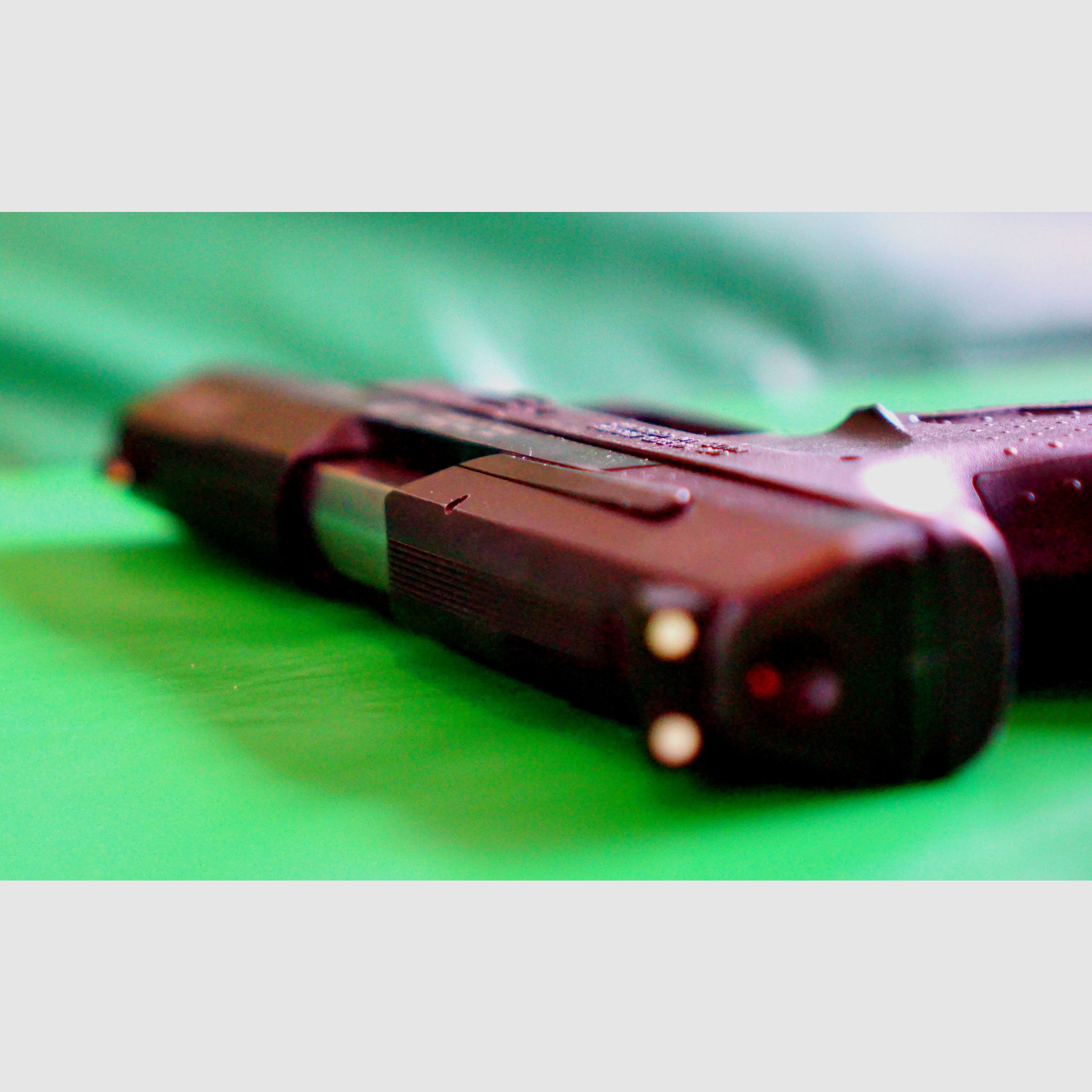 Walther P99 blank firing pistol 9mm P.A.K. (PTB 637) with holster - P 99 with EXTRA deep barrel block