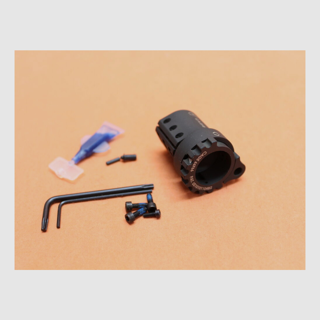 Strike Industries AR-15: Gas Block adjustable .750 Strike Industries einstellbare Gasabnahme mit Rastung 6 Positionen