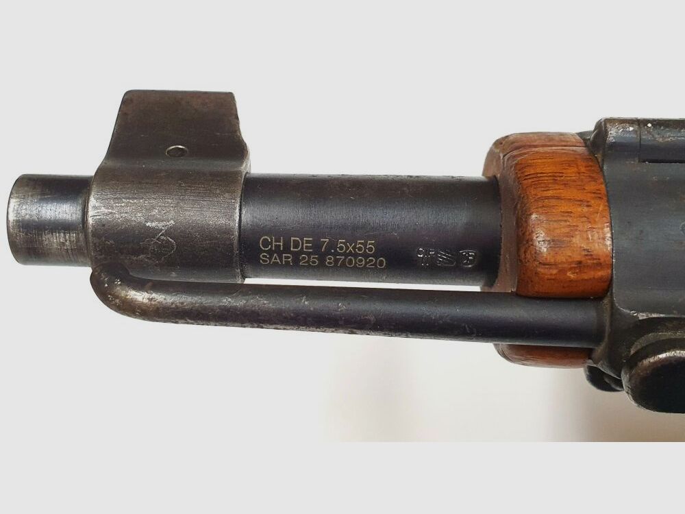 Waffenfabrik Bern Repetierbüchse Waffenfabrik Bern Schweizer K31 Kaliber 7,5x55swiss komplett nummerngleich