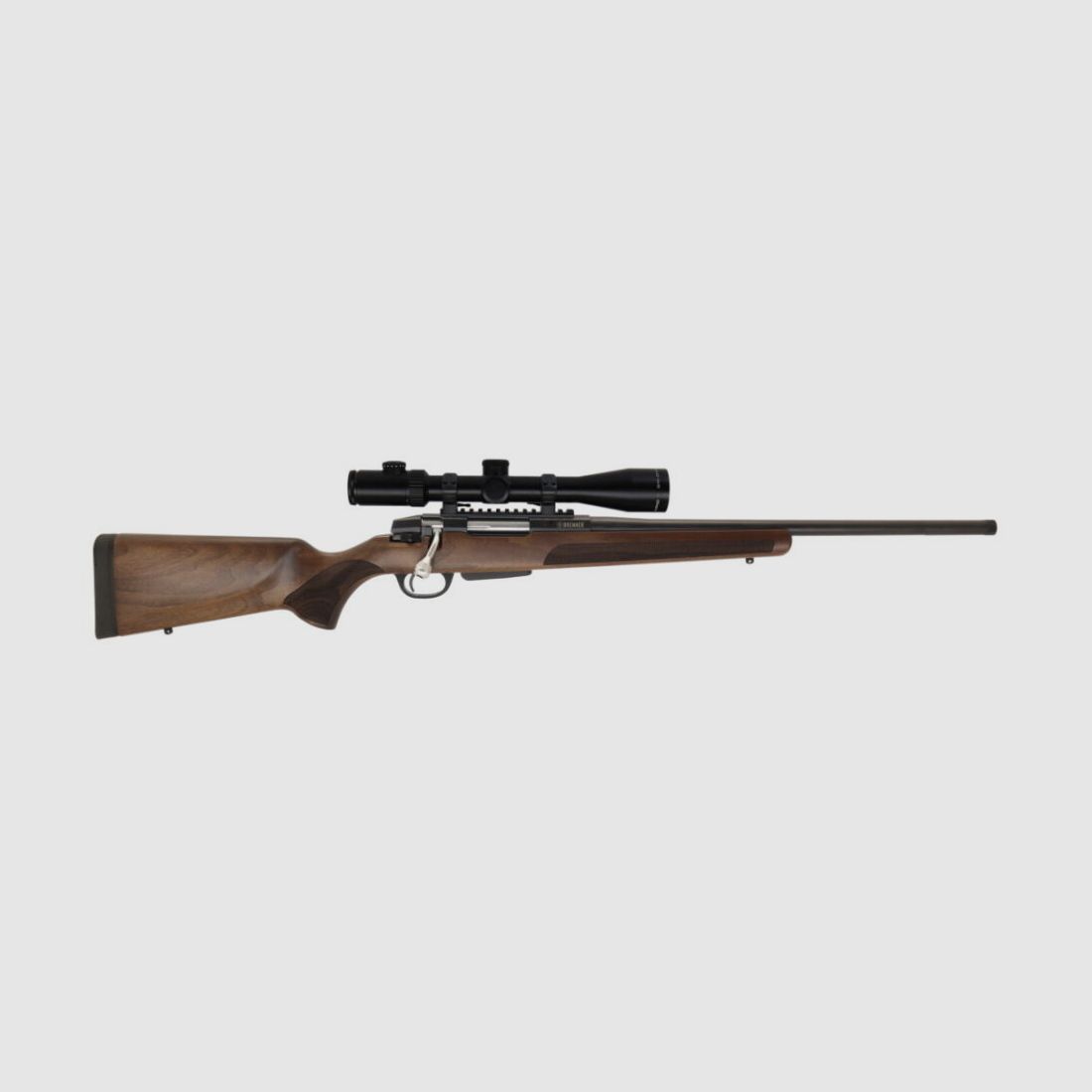 Brenner Komplettpaket:	 BR 20 Nussbaumschaft DDoptics 2.5-16x42 oder 2.5-15x50 Jagd Büchse Holzschaft Finanzierung möglich
