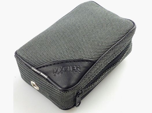 B46 Piccolo Docter Germania borsa per binocoli compatti nero grigio