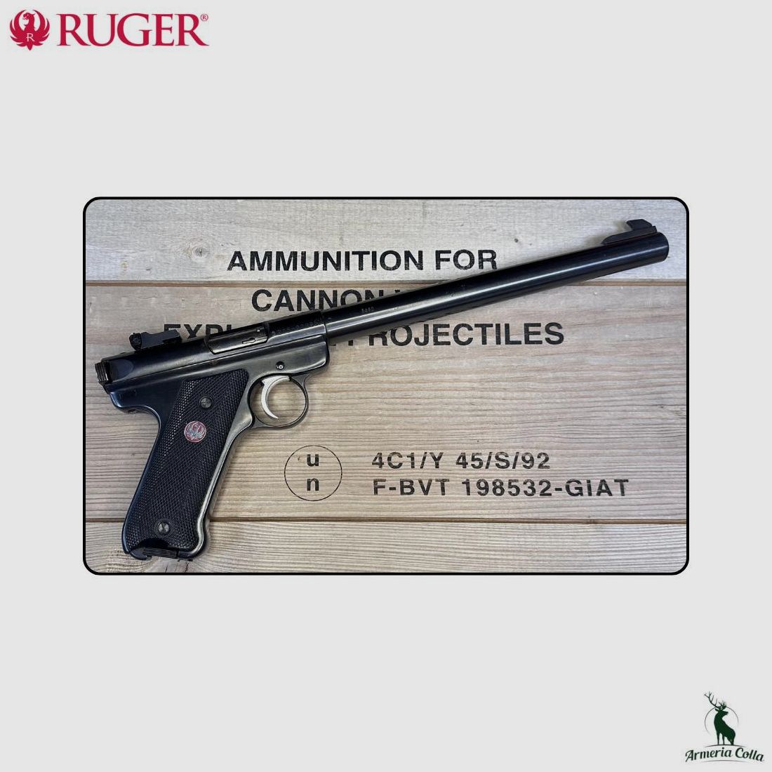 Ruger Pistola Semiautomatica Mark II Target cal. .22Lr art. usa4/266 *USATO*, immagine 1 di 2
