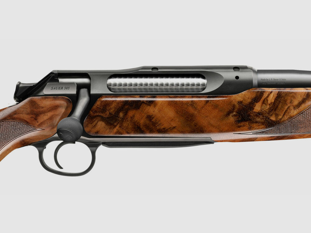 J.P. Sauer & Sohn Sauer 505 Ergo Lux Fucile a ripetizione HQ3 Pacchetto di attrezzature Elegance + VSR | 8.5x55 Blaser | Schmidt & Bender 1-8x24 Exos LM