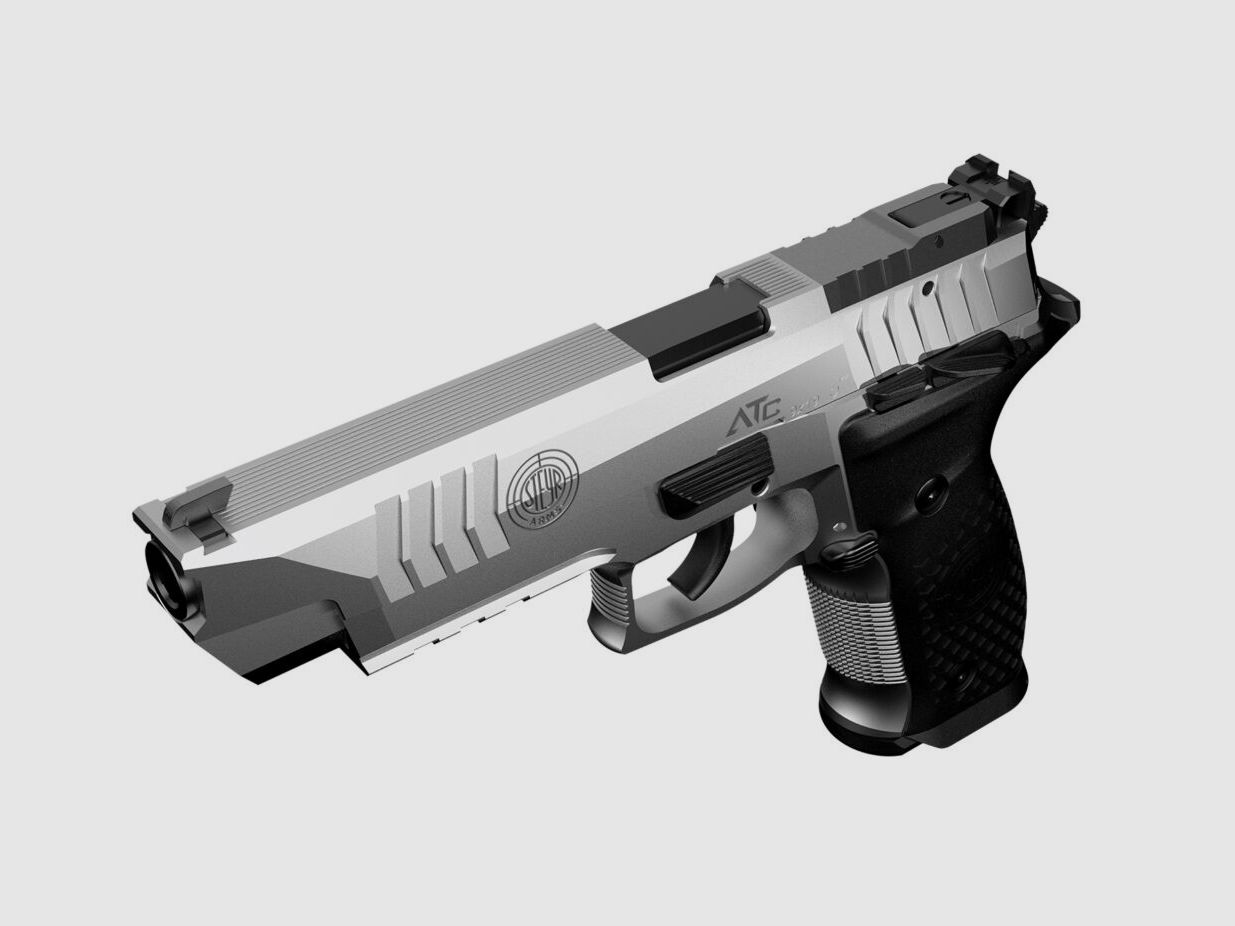 STEYR ATC Base 5" Pistool 9mm Para OR met volledig verstelbare LPA-sportvizier 9mm Luger