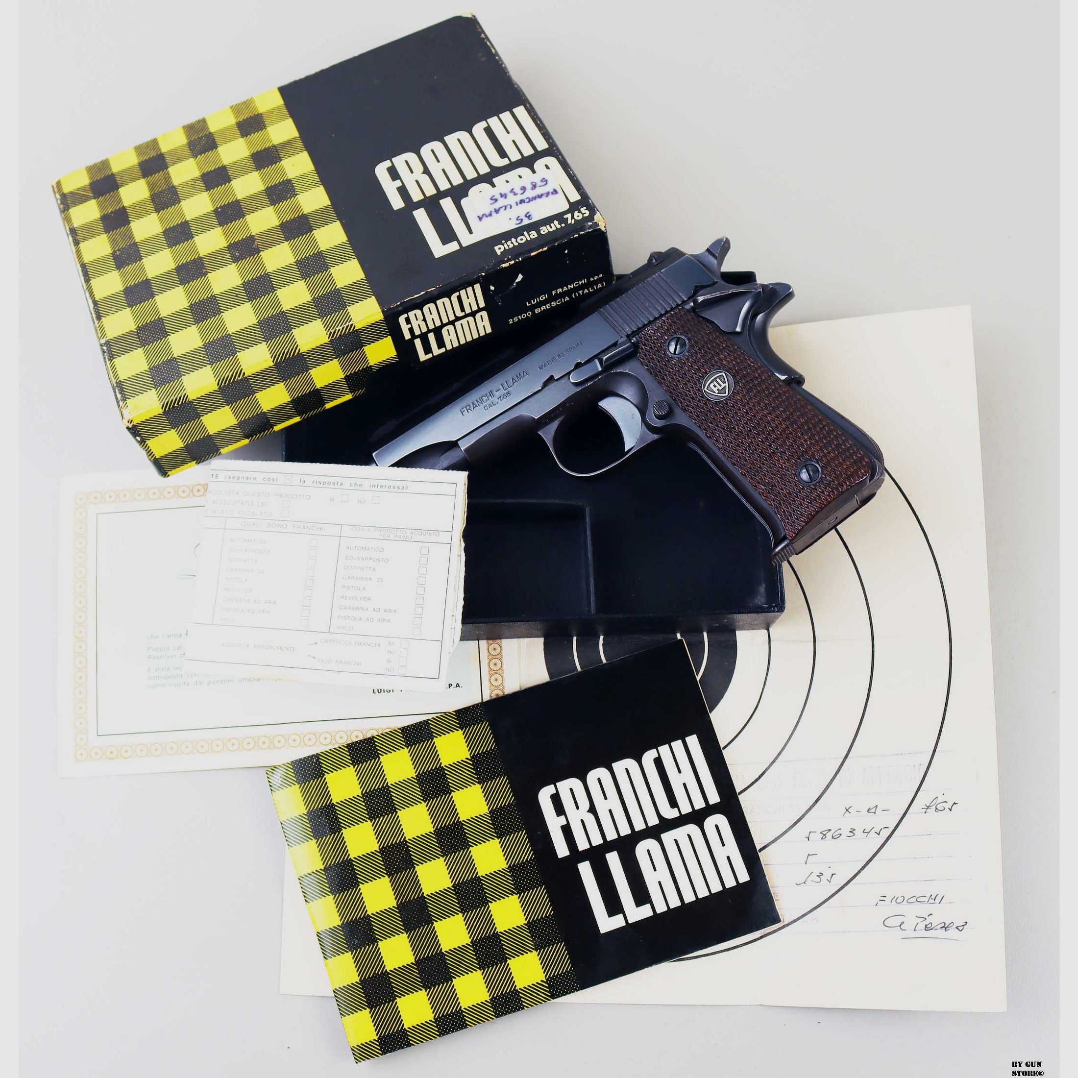 Pistolet Franchi LLama mod. automatique cal. 7,65 n° de série 586345, image 8 sur 10