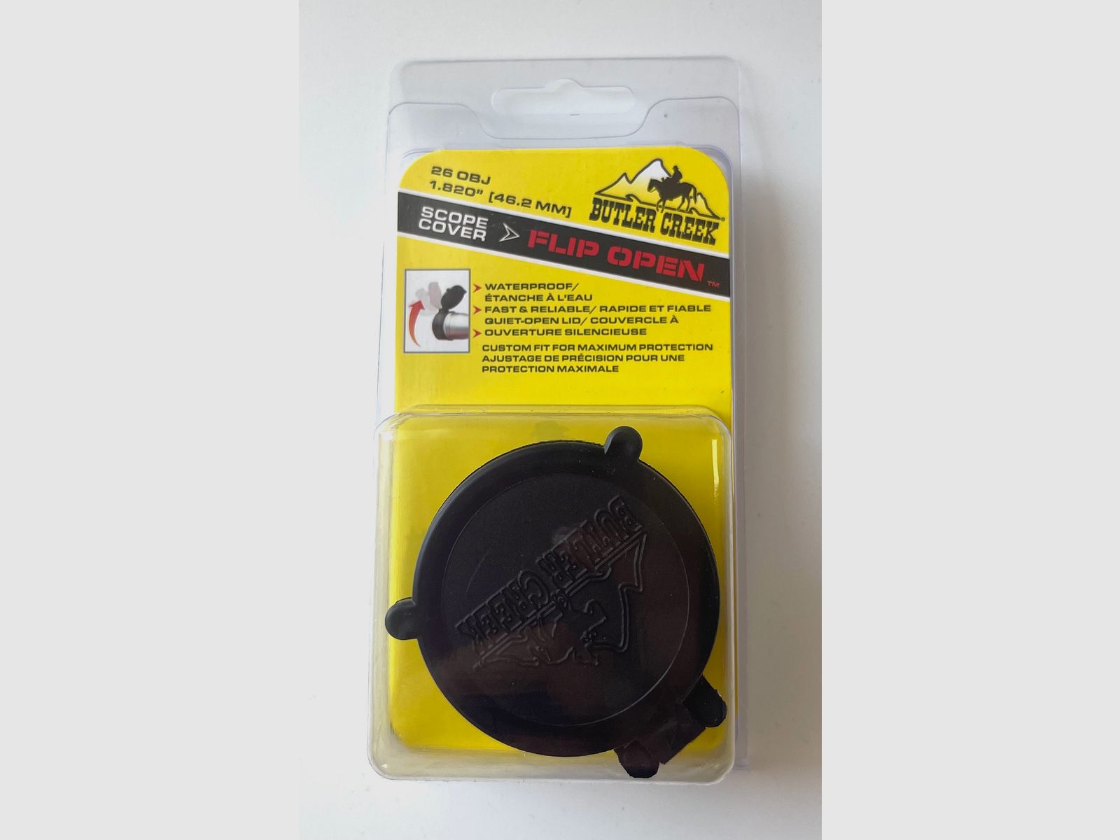 Butler Creek 30260 Flip Open Objectives Capuchons d'objectif 26 OBJ 46,2mm