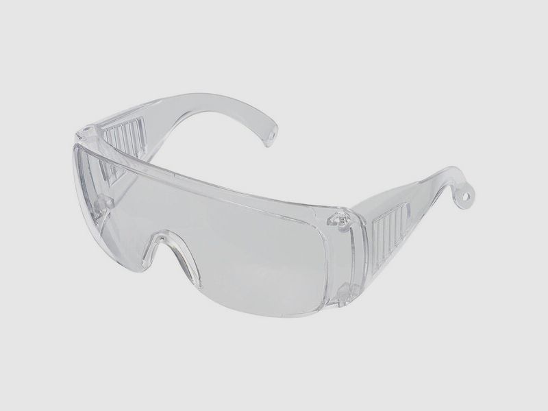 Schutzbrille Klarglas mit Seitenschutz und Belüftungsschlitzen NEU Schutzbrille Klarglas mit Seitens