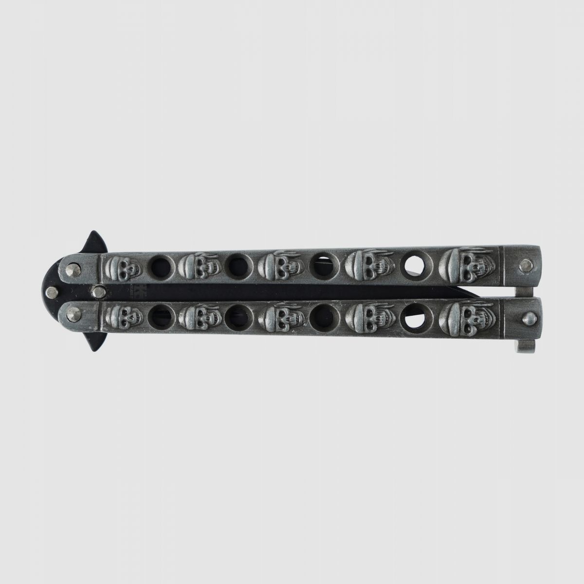 Joker skull butterfly knife JRK0352, image 5 of 7
