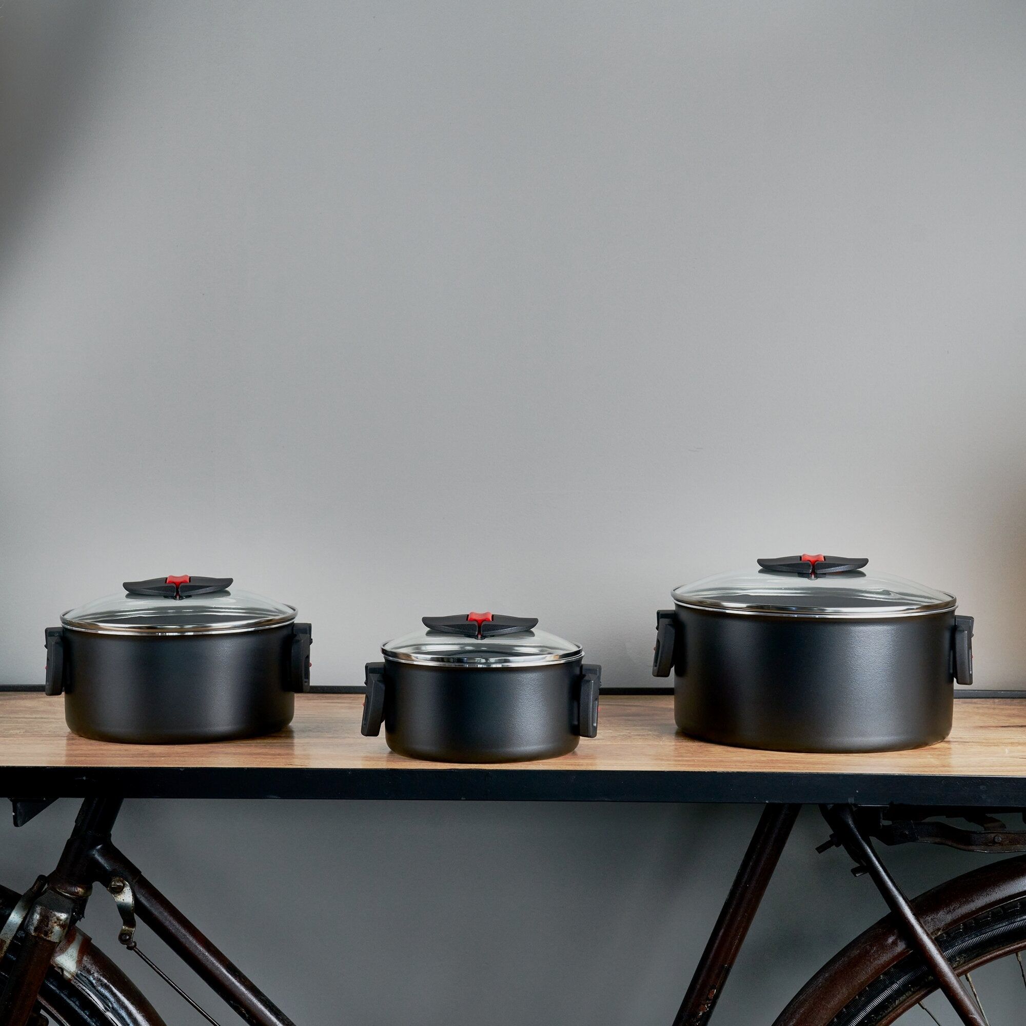 Click & Cook Cookware Set 3-pcs, image 1 of 4