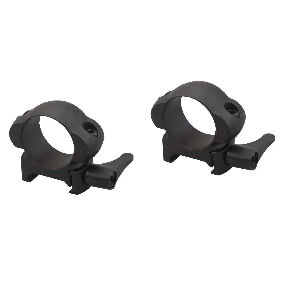 Ringpaar Vector X-Accu, QD, 25,4 mm, 0,7", Weaver-Schiene – niedrig