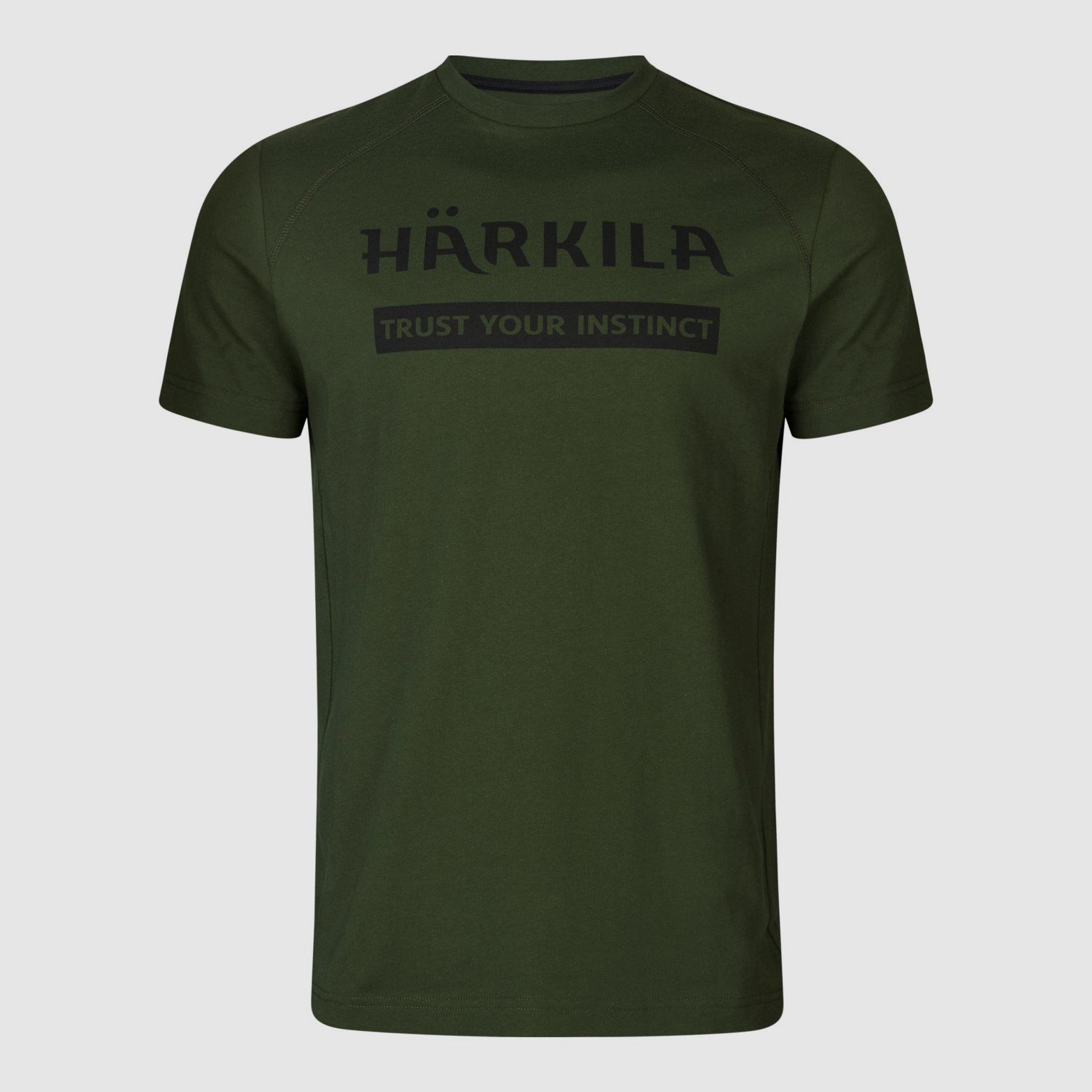 Härkila Logo T-Shirt 2er-Pack Duffle green/Phantom    XXL