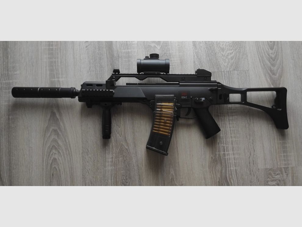 Heckler Koch G36C (M85) AEG Airsoft inkl. Zubehör Neu
