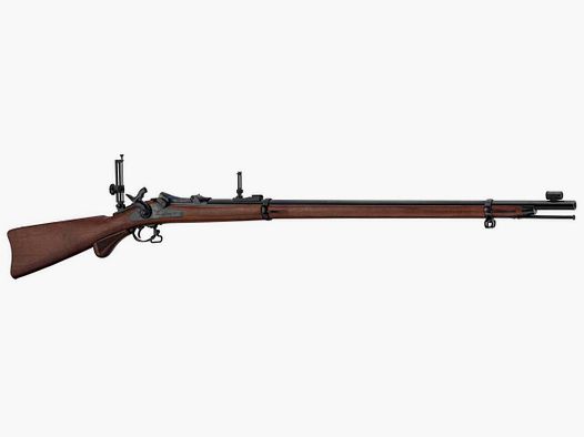 Strzelba Springfield Trapdoor długozasięgowa z diopterem