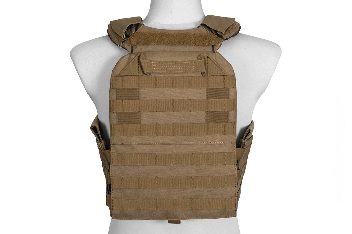 Taktische Weste Quick Release Plate Carrier - tan, Bild 9 von 12