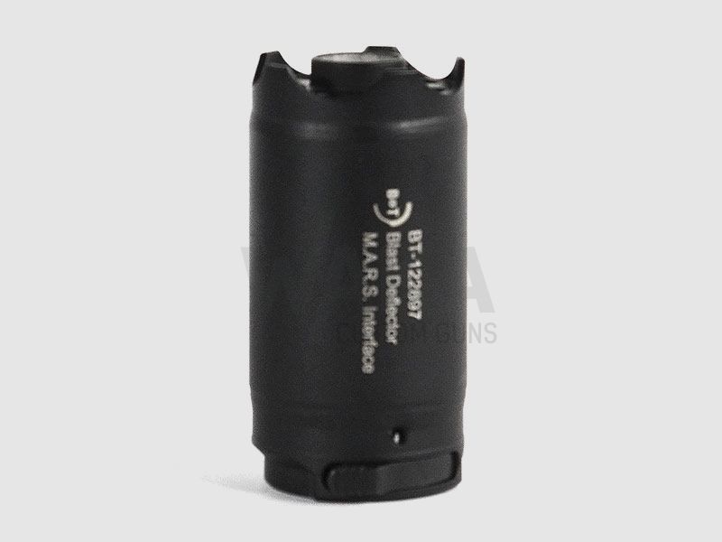 B&T Blast Deflector with Glass Breaker (M.A.R.S., Cerakote Black)