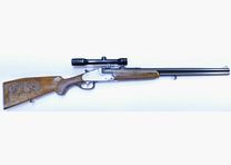 Krieghoff arma usada ULM 16/70 7x65 R rifle de dos a frente