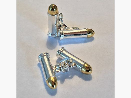 Lovergreen cufflinks design cufflinks cartridge 70% brass 30% silver