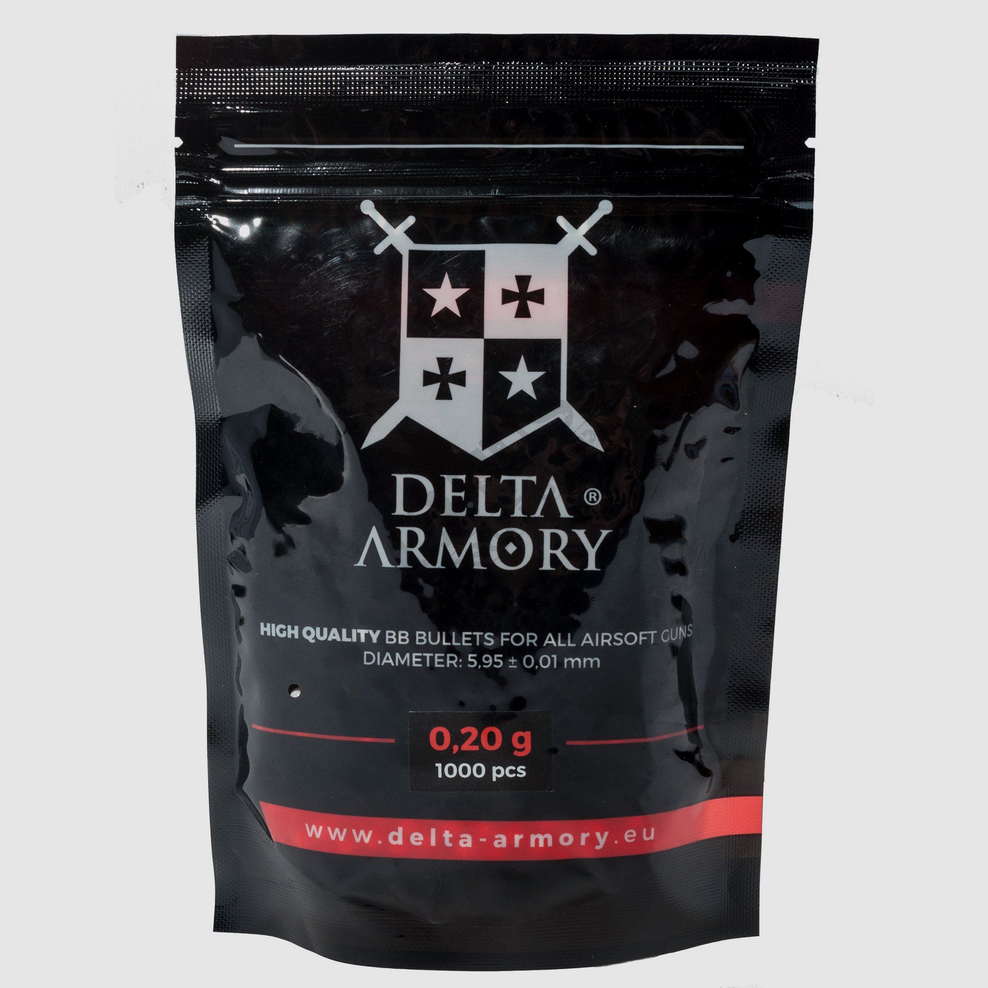 Airsoft BB´s 0.20g (1.000 Stück) diameter 5,95mm - Delta Armory