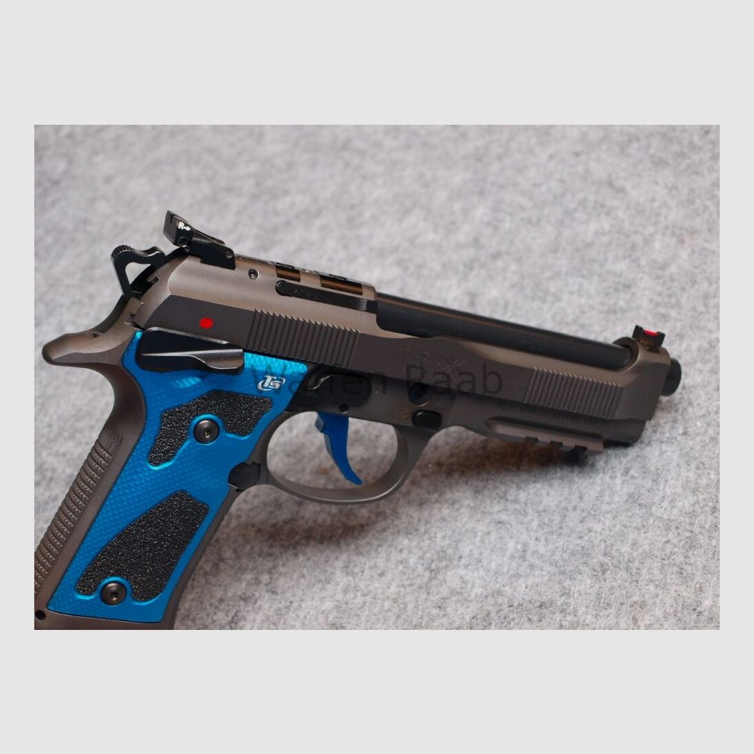 Beretta 92X Performance Dark Series RDO - Options complètes bleues