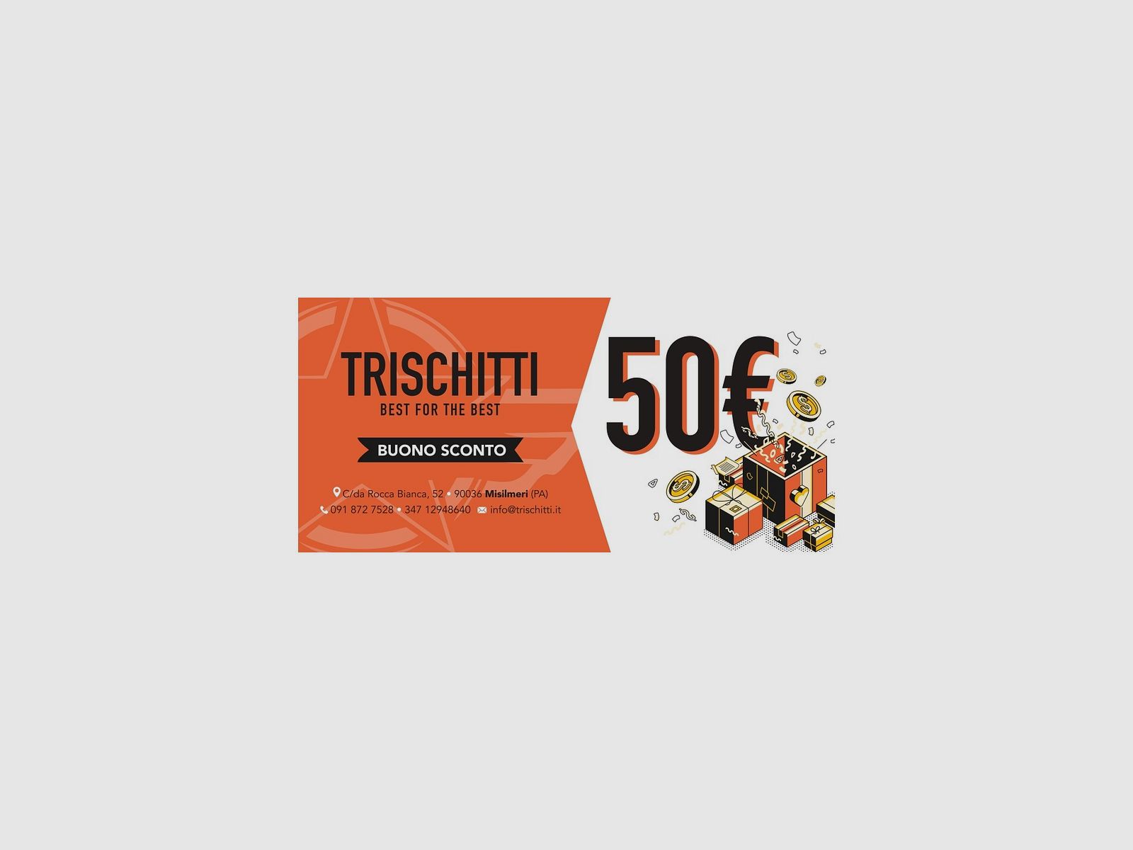 Geschenkkarte Trischitti im Wert von 50€, Bild 2 von 2