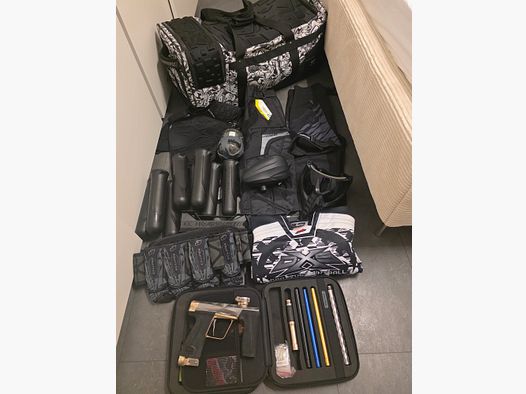 Equipo completo de paintball en venta – Planet Eclipse CS3 Pro Infamous – Como nuevo