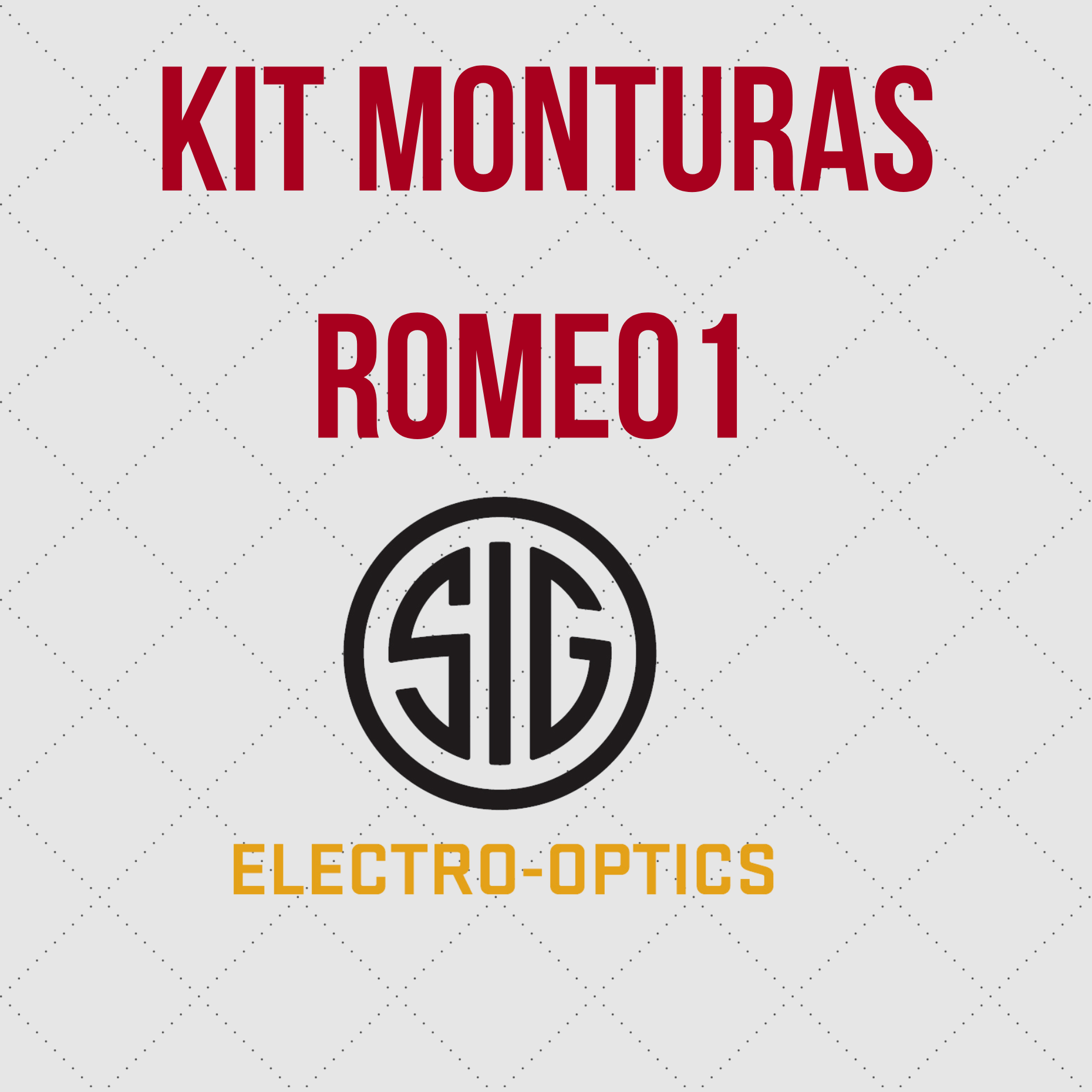Monturas Sig Optics ROMEO1 HANDGUN MOUNTING KIT, SW MP, imagen 1 de 2