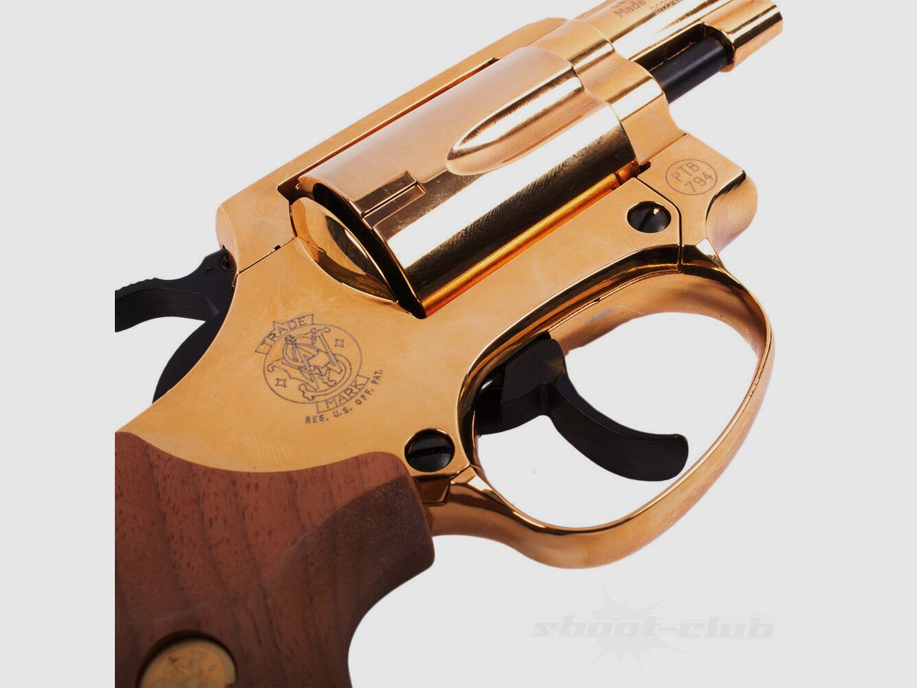 Smith & Wesson	 Chief Special Revolver S&W 9 mm R.K. - Gold Sondermodell