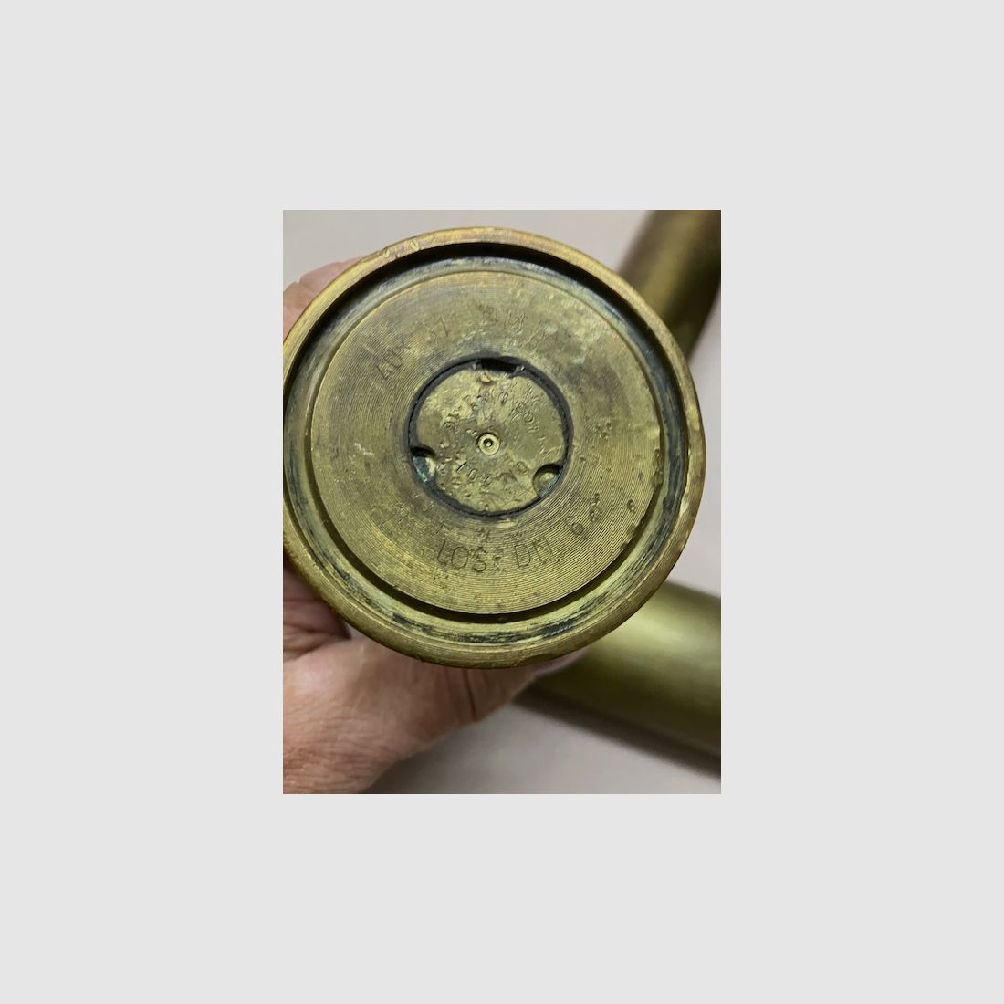 Konvolut Deko Panzerhülsen, Messinghülsen, Messingevase, Blumenvase 