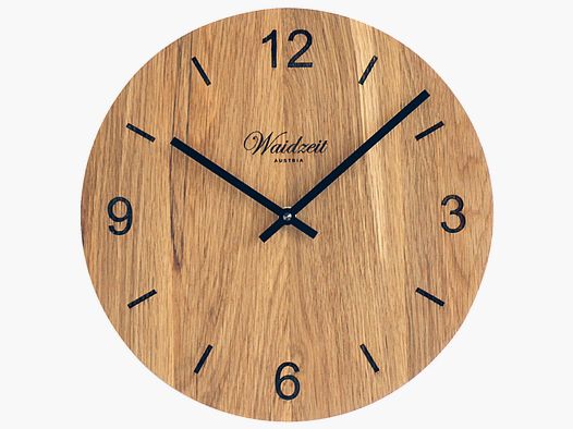 Waidzeit Wanduhr Tempus Eiche