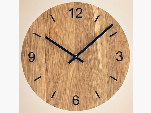 Reloj de pared Waidzeit Tempus Roble